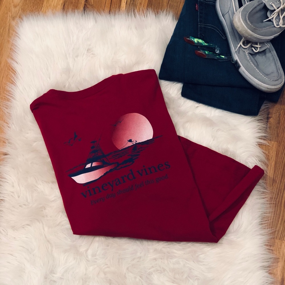 Vineyard Vines Feel Good Yacht Pocket T-Shirt